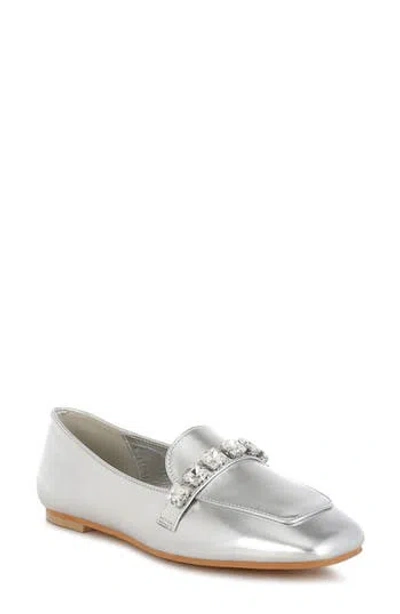 Rag & Co Celosia Water Repellent Loafer In Silver