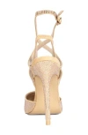 Rag & Co Charmer Rhinestone Stiletto Pump In Champagne