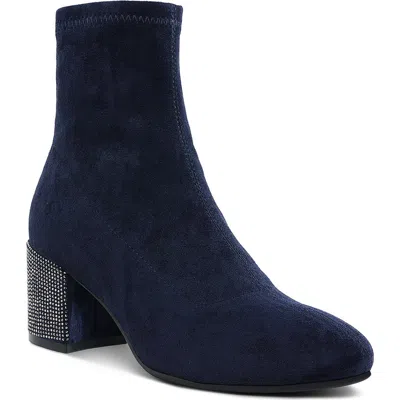 Rag & Co Chena Water Repellent Bootie In Blue