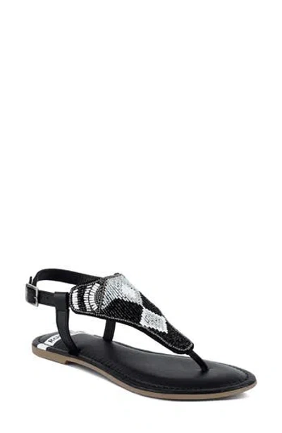 Rag & Co Chitra Sandal In Black