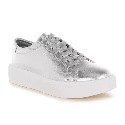 Rag & Co Cincinnati Sneakers Women's Ussilver Comfort Platform Shoes Gal830 In Silver