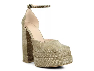 Rag & Co Cosette Platform Pump In Gray