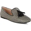 Rag & Co Dara Tassel Driving Loafer In Black