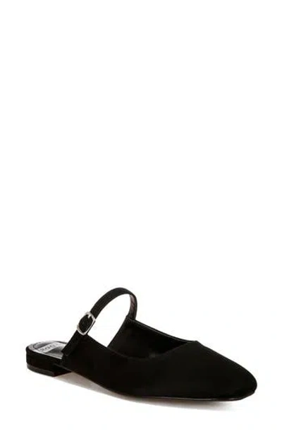 Rag & Co Dublish Snake Embossed Faux Leather Mule In Black Suede