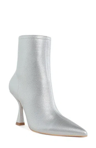 Rag & Co Tentia Pointed Toe Bootie In Silver