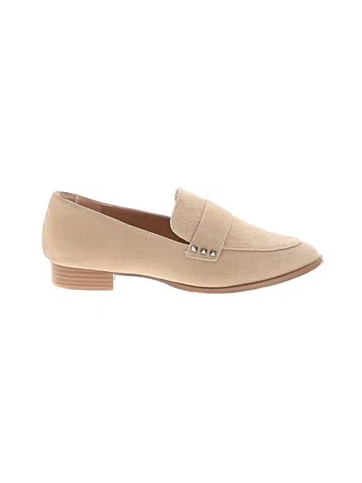 Pre-owned Rag & Co Flats In Tan