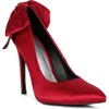 Rag & Co Hornet Bow Pump In Red