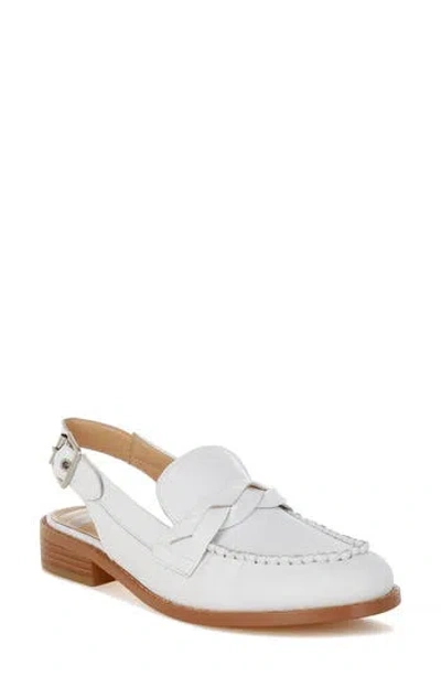 Rag & Co Jemykin Slingback Loafer In White