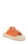 Rag & Co Juopa Espadrille Slide Sandal In Brown