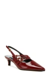 Rag & Co Kanebei Slingback Pump In Burgundy
