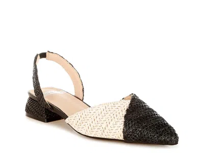 Rag & Co Kinjay Flat In Black