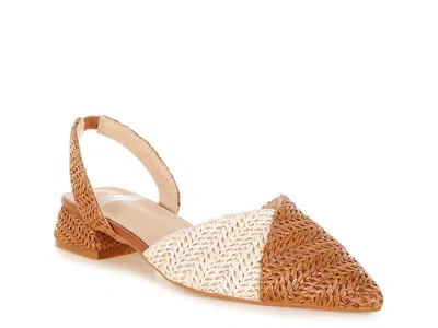 Rag & Co Kinjay Flat In Tan