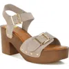 Rag & Co Lhasa Platform Sandal In Multi