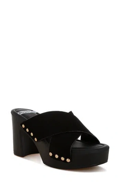 Rag & Co Maersk Platform Sandal In Black