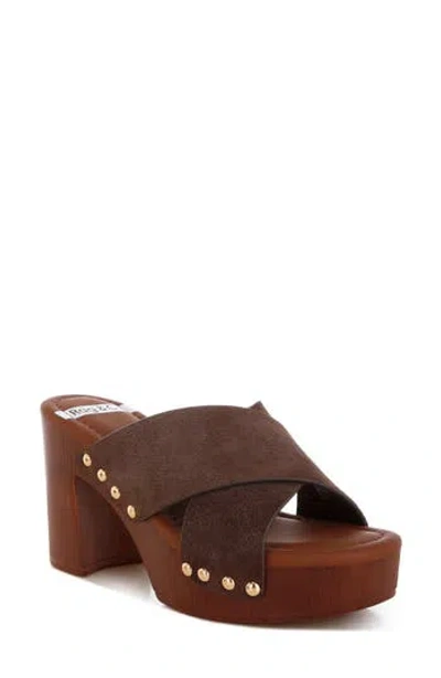 Rag & Co Maersk Platform Sandal In Brown