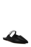 Rag & Co Women's Magnum Diamante Strap Glitter Mules In Black