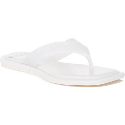 Rag & Co Makawi Flip Flop In White