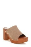Rag & Co Masaki Platform Sandal In Brown