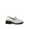 Rag & Co Moore Lead Lady Loafers - White In White