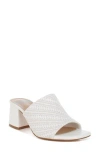 Rag & Co Morgana Slide Sandal In White