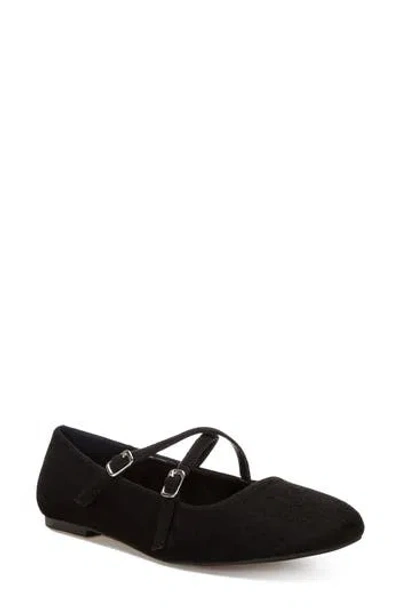 Rag & Co Nayela Mary Jane Flat In Black