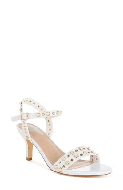 Rag & Co Nidara Studded Sandal In White