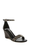 Rag & Co Nidara Wedge Sandal In Black