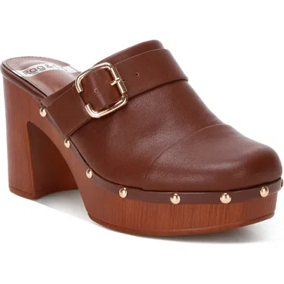 Rag & Co Octave Stud Mule In Animal Print