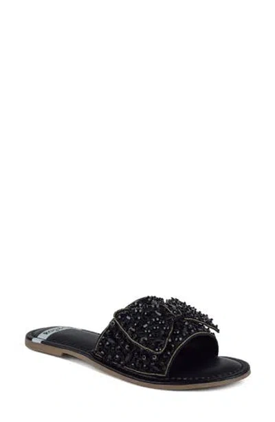 Rag & Co Women's Pipa Big Bow Beaded Flats In Black
