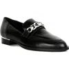 Rag & Co Pola Chain Bit Loafer In Black
