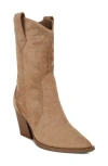 Rag & Co Rambler Microstud Western Boot In Camel