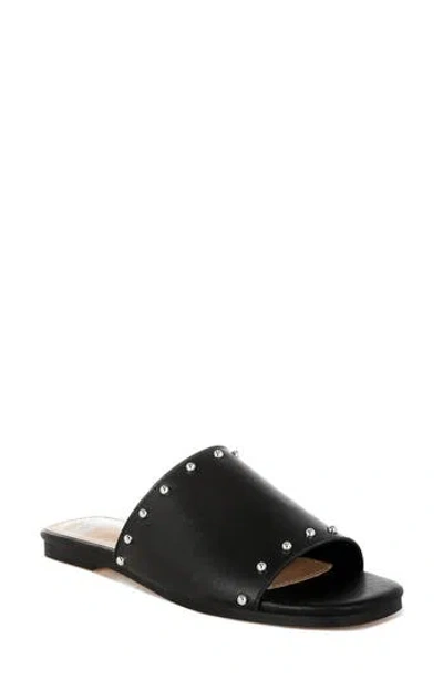 Rag & Co Renaldi Studded Leather Slide Sandal