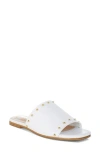 Rag & Co Renaldi Studded Leather Slide Sandal