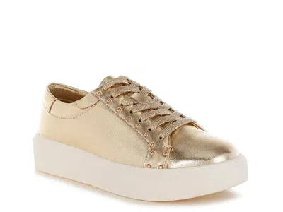 Rag & Co Sawyer Platform Sneaker In Burgundy