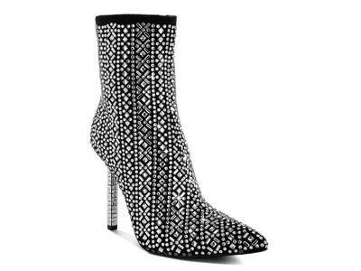 Rag & Co Shinding Bootie In Black