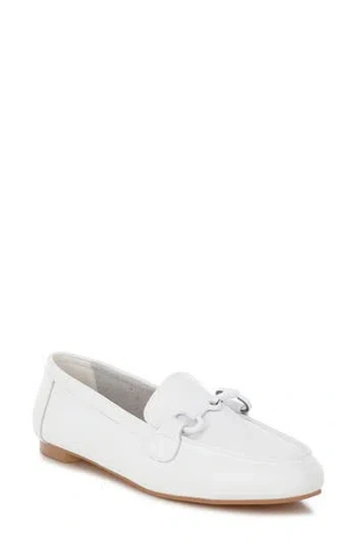 Rag & Co Taranis Bit Loafer In White