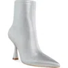 Rag & Co Tentia Pointed Toe Bootie In Silver