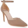Rag & Co Dolona Pointed Toe Pump In Taupe