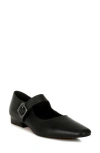 Rag & Co Vernis Mary Jane Flat In Black