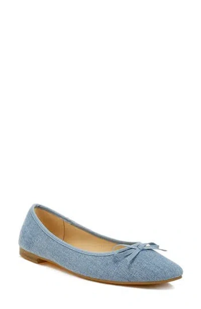 Rag & Co Vigilante Ballet Flat In Blue