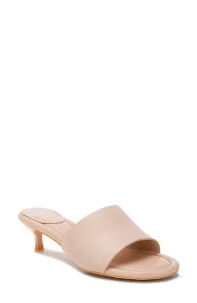 Rag & Co Vizzini Leather Slide Sandal In Neutral
