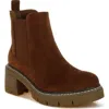 Rag & Co Vostok Lug Sole Chelsea Boot In Brown