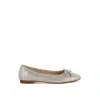 Rag & Co Women's Agshin Metallic Ballet Flats In Gold In Gold