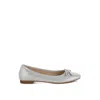 Rag & Co Women's Agshin Metallic Ballet Flats In Silver In Silver