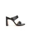 Rag & Co Alodia Slim Block Heel Sandals In Black In Black