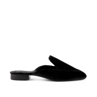 Rag & Co Women's Batiste Velvet Handcrafted Mules In Black By