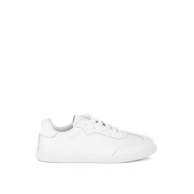 Rag & Co Women's Bostonia Real Leather Casual Sneakers In White