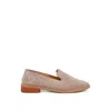 Rag & Co Women's Brown Oliwia Taupe Classic Suede Loafer In Brown