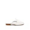 Rag & Co Calico White Organic Canvas Mules