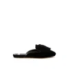 Rag & Co Women's Cardinal Tassel Detail Velvet Mules In Black By  In Multi